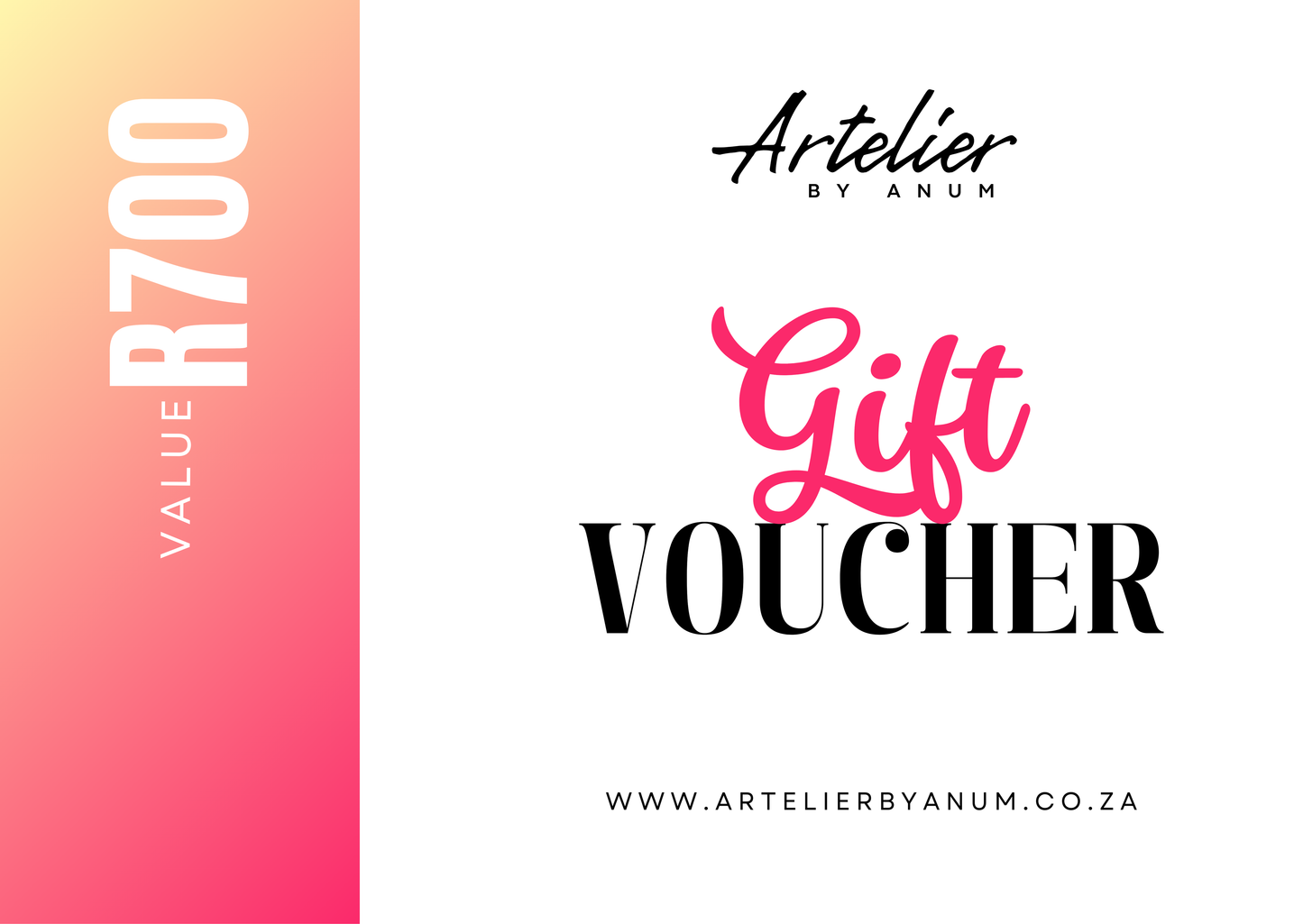 R700 Gift Voucher