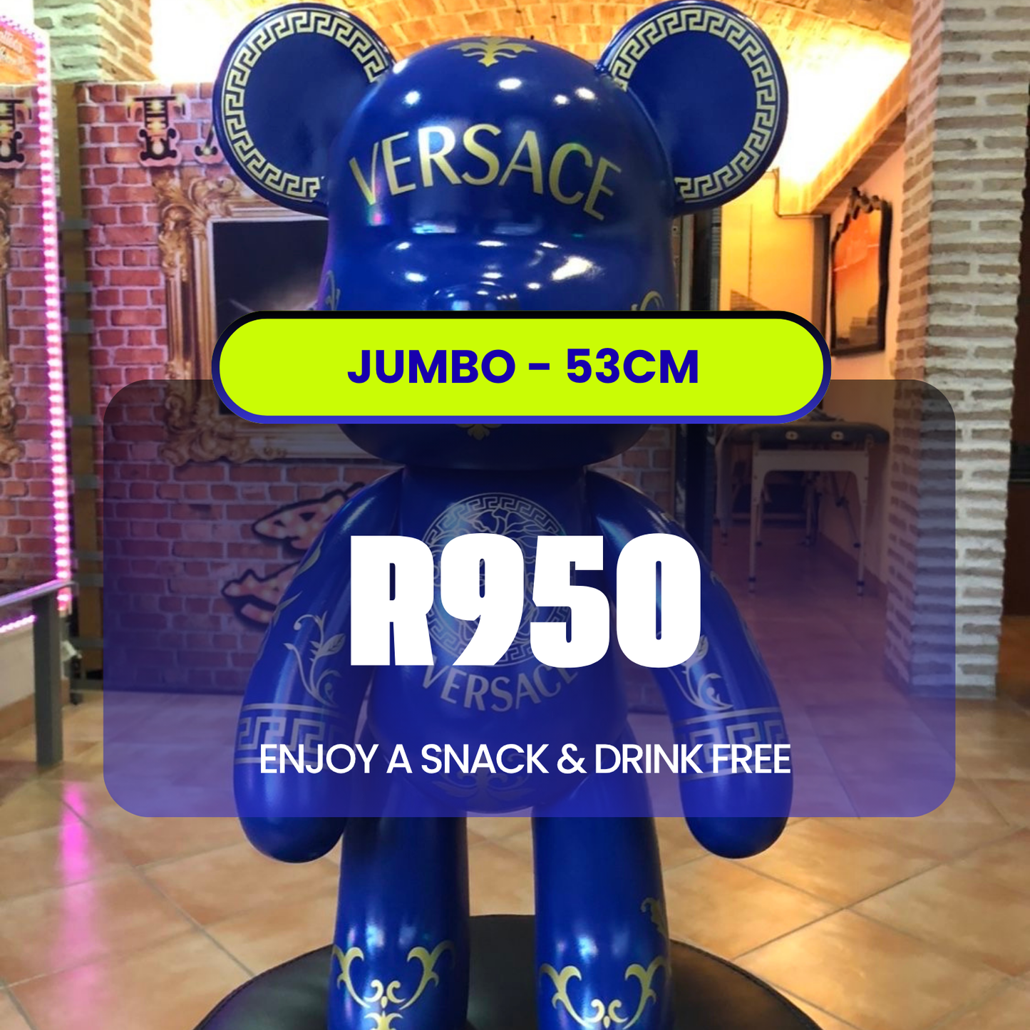 Jumbo Bear Painting Experience - 53cm