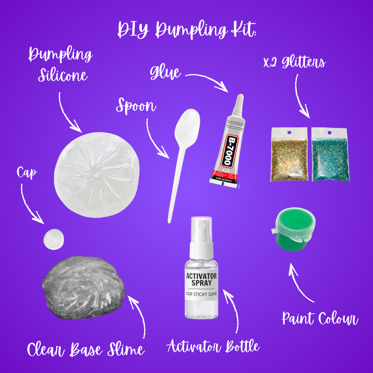 DIY Dumpling Squishy Kit