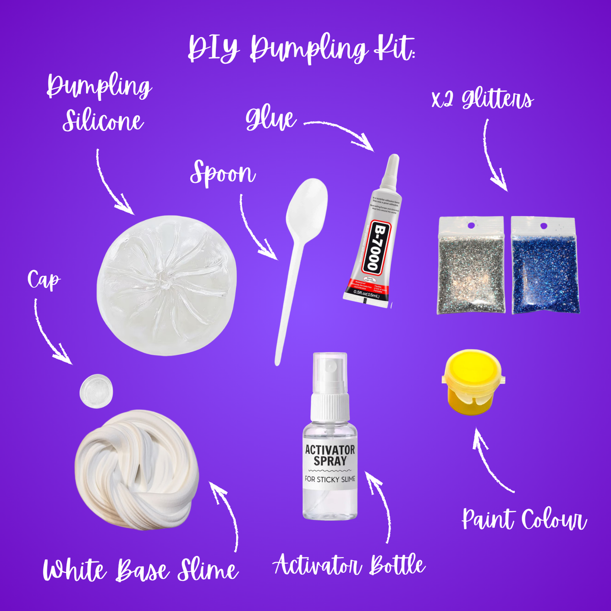 DIY Dumpling Squishy Kit