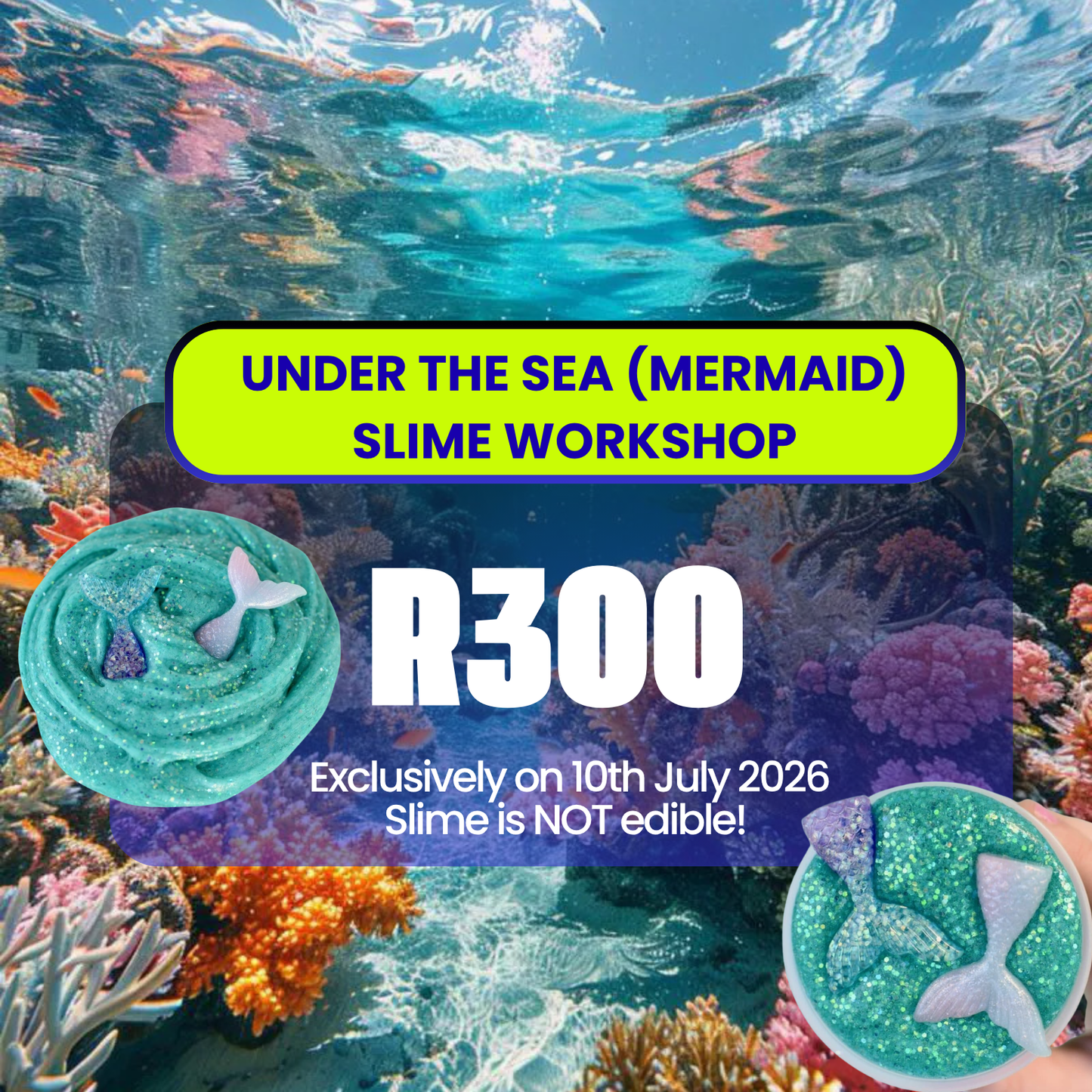 Under the Sea Slime Holiday Workshop