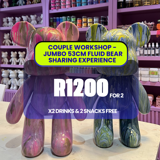Couples Jumbo Fluid Bear Experience - 53cm